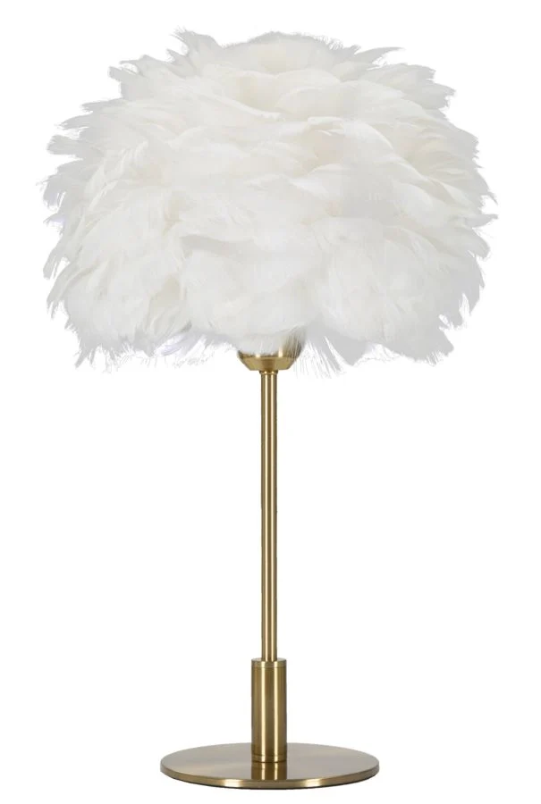 LAMPADA DA TAVOLO BALL FEATHER CM Ø 30X50