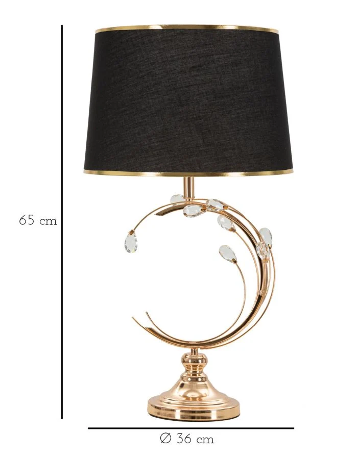 LAMPADA DA TAVOLO BRUXELLES CM Ø 36X65 - Image 6
