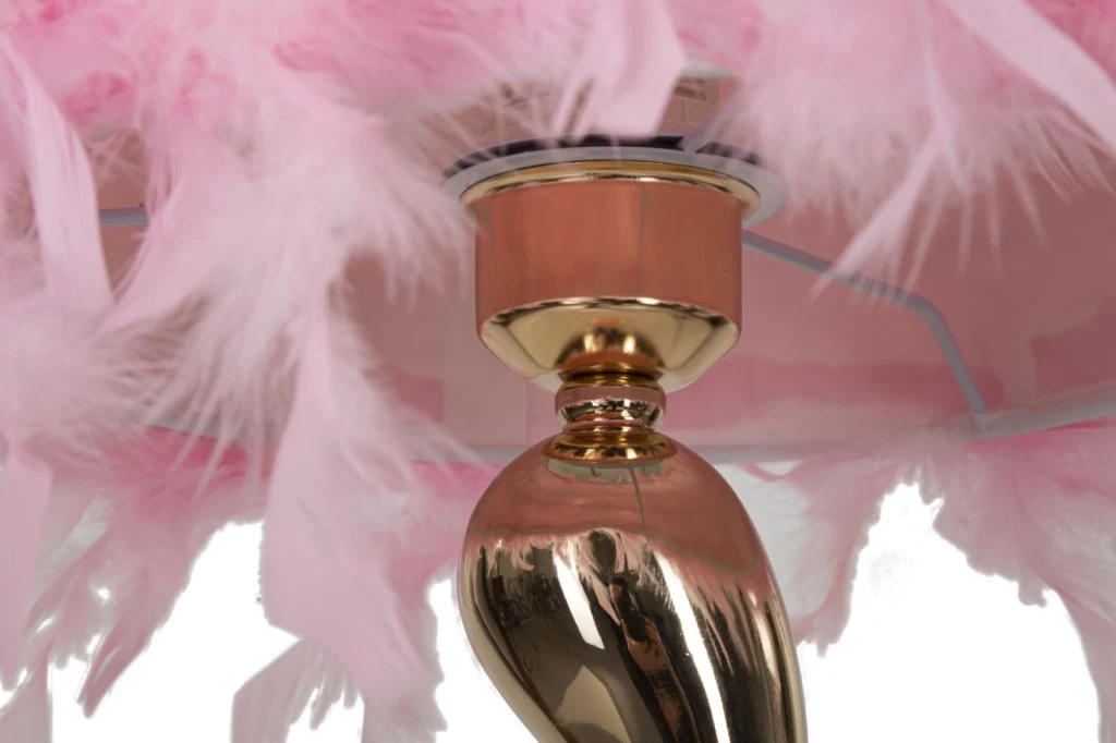 LAMPADA DA TAVOLO CART ROSA CM Ø 25X47 - Image 2