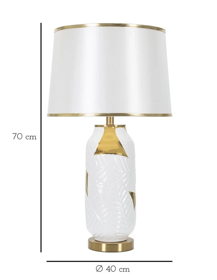 LAMPADA DA TAVOLO CERAMIC CM Ø 40X70 - Image 6