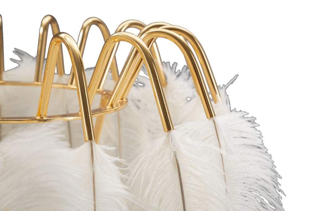 LAMPADA DA TAVOLO FEATHER STAND CM Ø 40X60 - Image 2