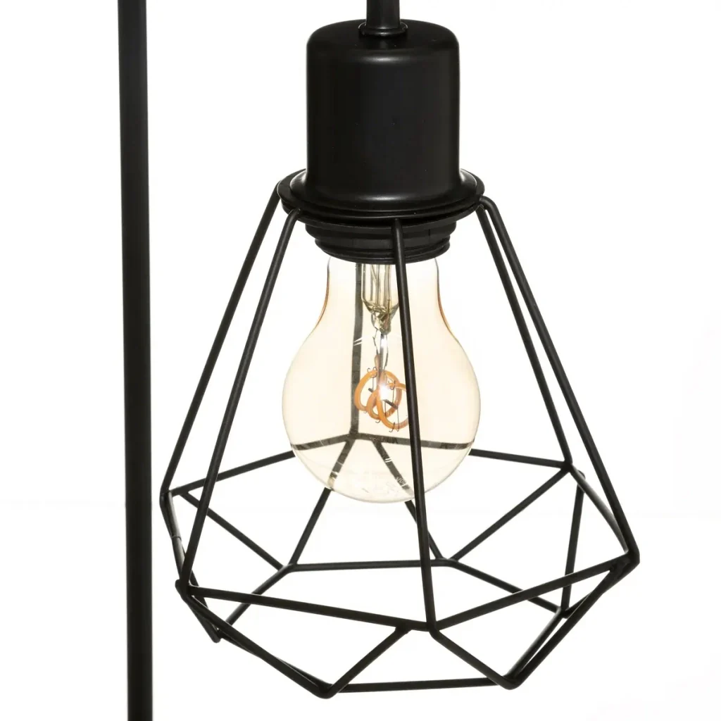 LAMPADA DA TAVOLO FLAVE D.23XH46CM IN METALLO NERO - Image 3
