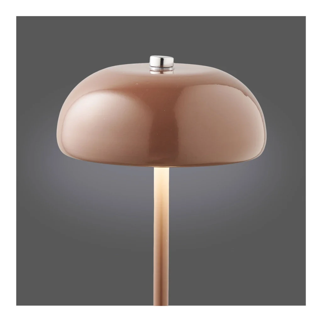 Lampada da Tavolo Margate, Marrone, Metallo, 13x13x18 cm - Image 3