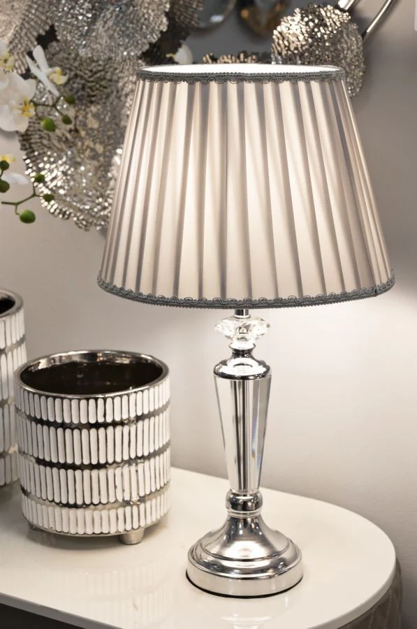 LAMPADA DA TAVOLO SILVERY CM Ø 30X56 - Image 6