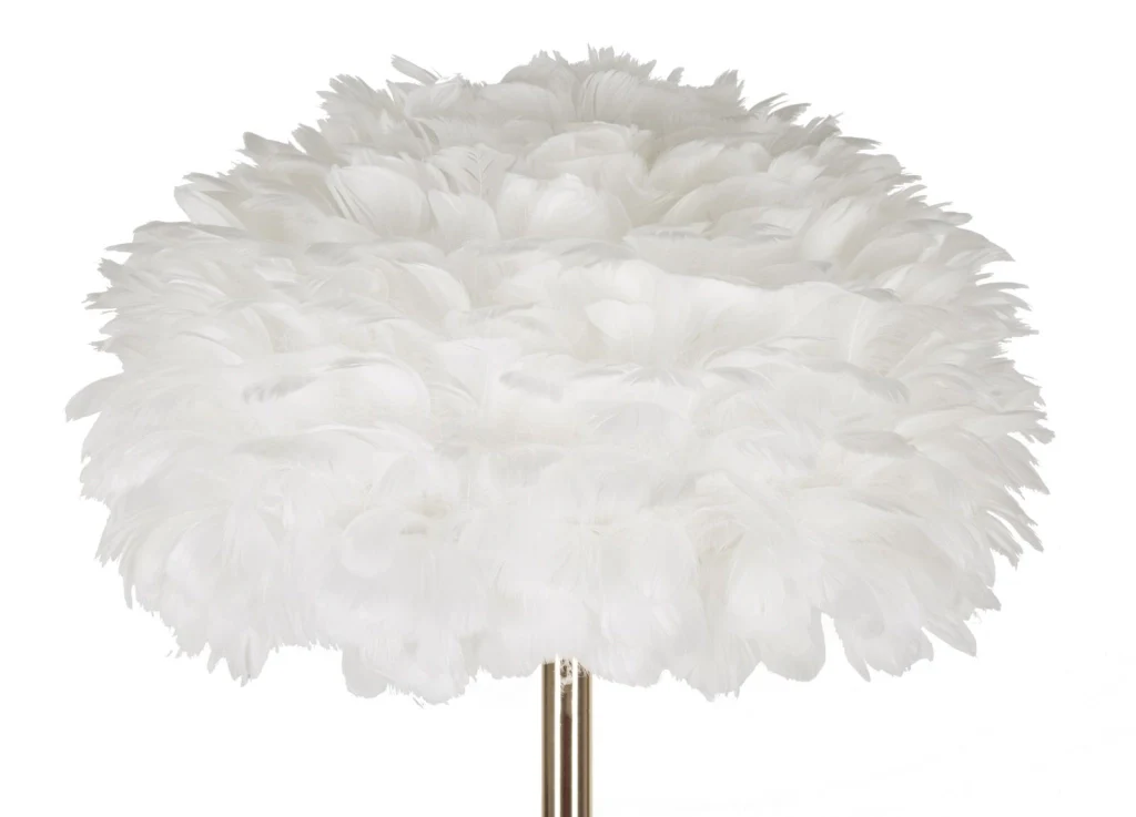 LAMPADA DA TERRA FEATHERS SLIM BIANCA CM Ø 43X170 - Image 2