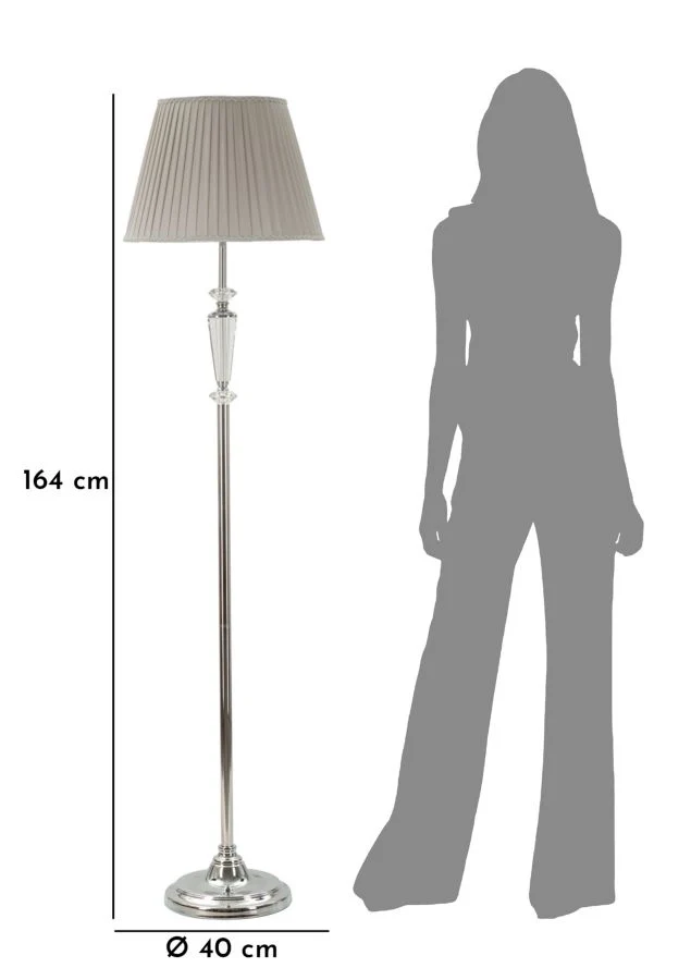 LAMPADA DA TERRA SILVERY CM Ø 164X40 - Image 6