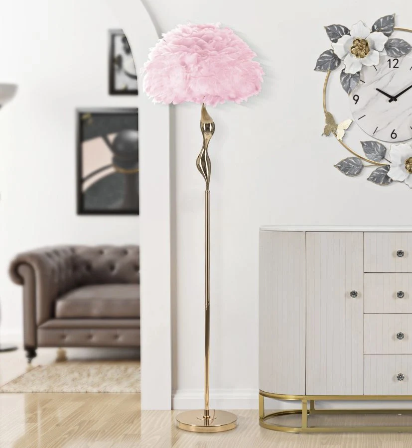 LAMPADA DA TERRA SLIM ROSA CM Ø 50X165 - Image 6