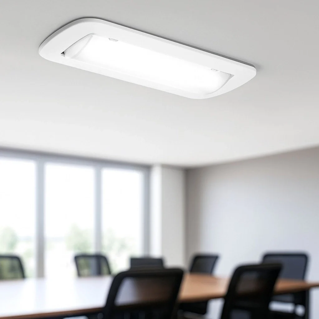 Lampada di Emergenza Da Incasso a LED 3W 350lm, Luce Fredda 6500K Autonomia 3 Ore Batteria Ricaricabile al Litio IP40 - Image 4