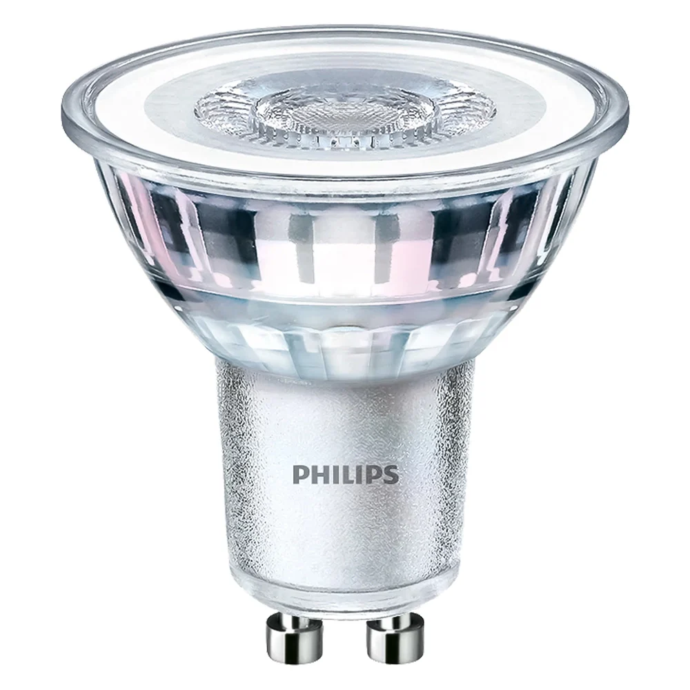LAMPADA FARETTO A LED 'SPOT' FREDD.6500K 4,6 W= 50W GU10 - 355 lm- 4 pezzi - PHILIPS