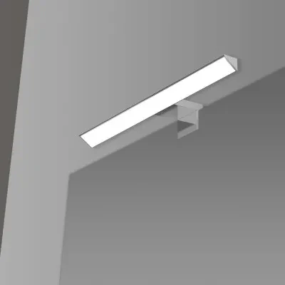 Lampada LED 30 cm triangolare con luce fredda e doppia installazione - Image 8
