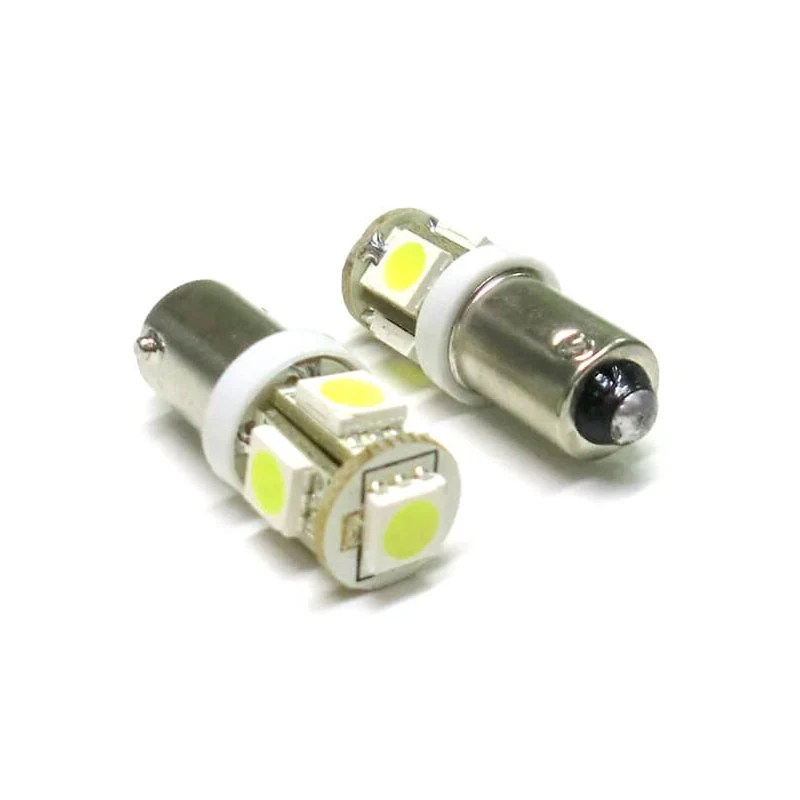 Lampada Led BAX9S H6W 5 Smd Piedi Storti Luci Posizione 12V - Image 2