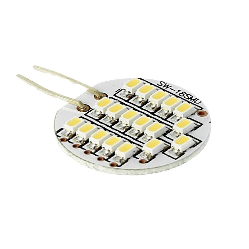 Lampada LED Bispina G4 2W DC 12V 18 SMD 3528 Bianco Caldo Lampadario Casa - Image 2