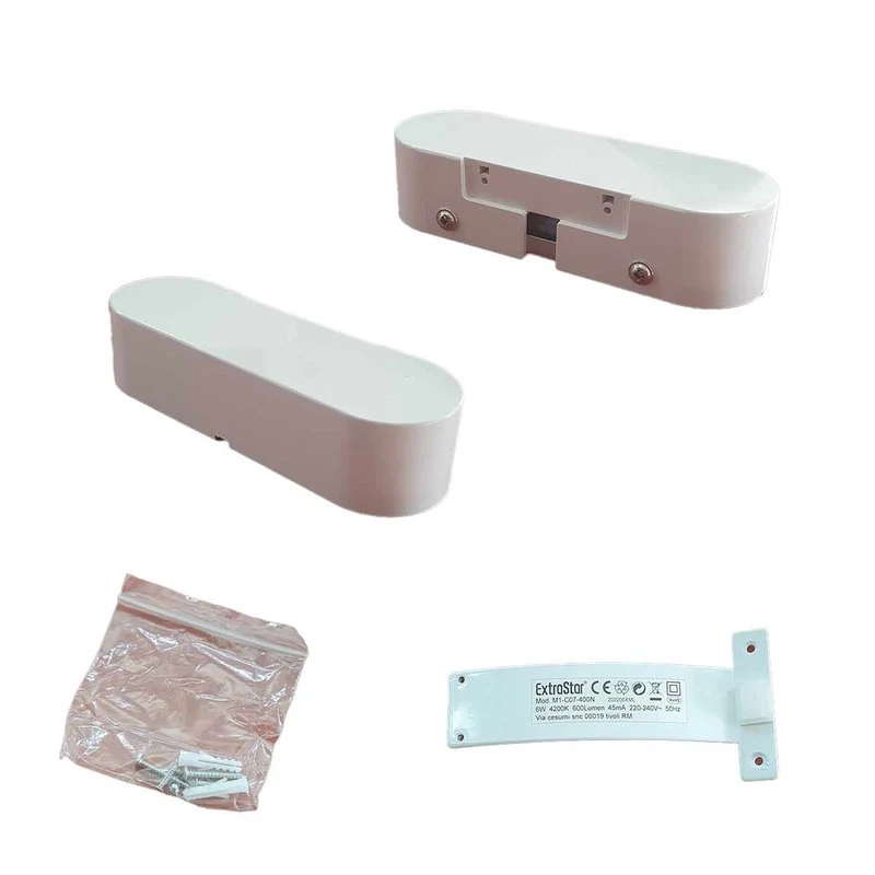 Lampada LED da Specchio Faretti Tubolare da Bagno 8W Luce 360 gradi Bianco Naturale 4200K 800lm IP44 Lunghezza 60cm - Image 4