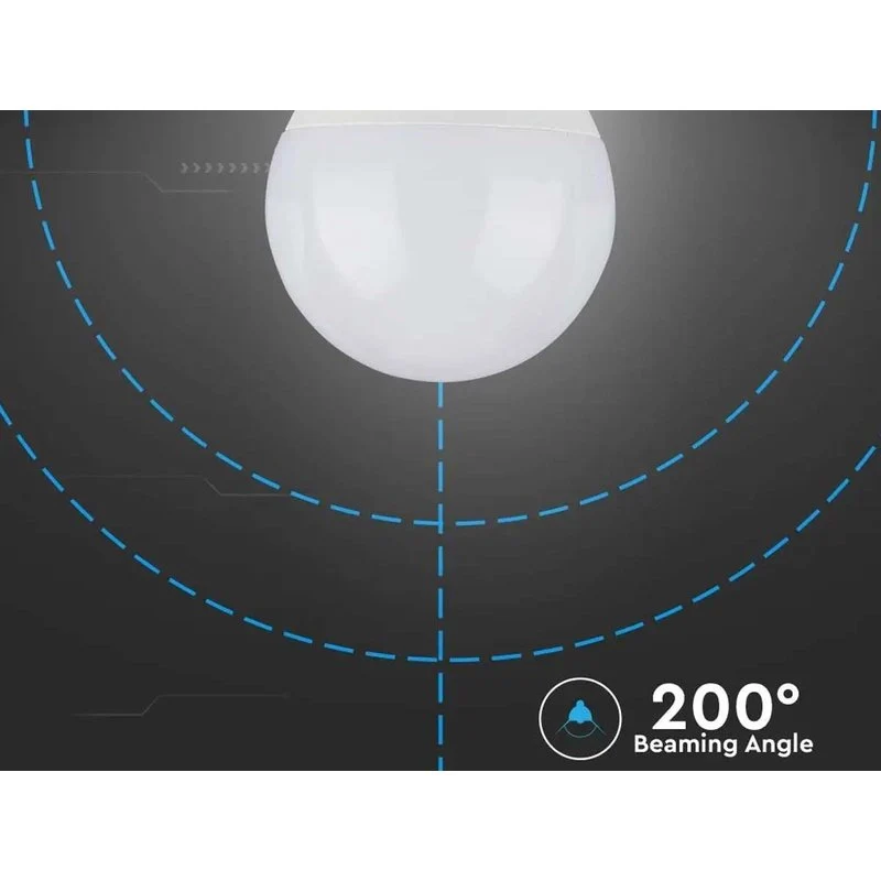 Lampada Led E27 A60 11W 1055lm Bianco Freddo 6400K Bulbo Sfera SKU-7351 - Image 3
