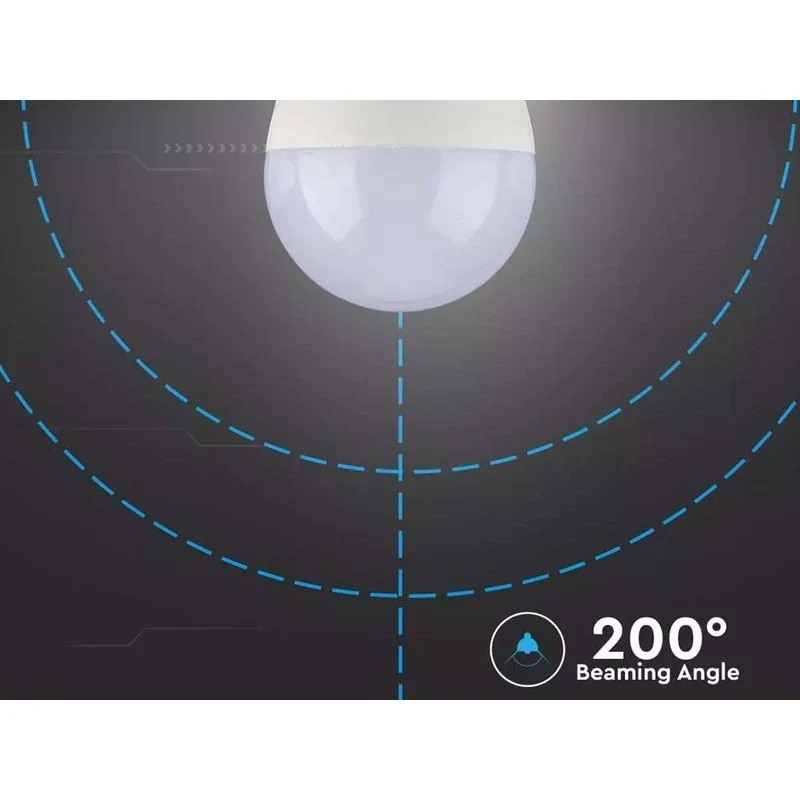 Lampada Led E27 A65 15W 1350lm Bianco Neutro 4000K Bulbo Sfera SKU-4454 - Image 4
