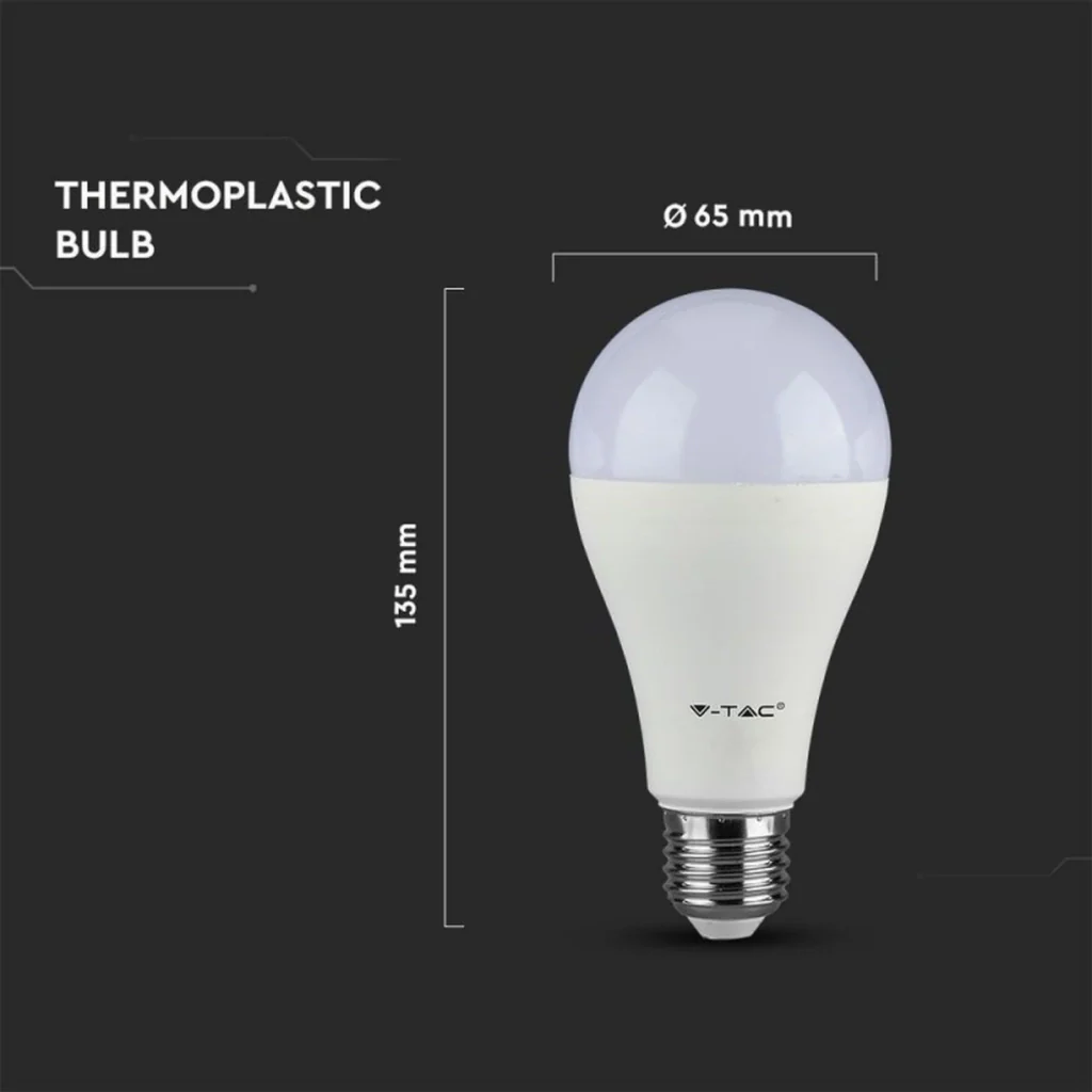Lampada Led E27 A65 17W Bianco Neutro 4000K Bulbo Sfera Chip Samsung Garanzia 5 Anni SKU-163 - Image 3