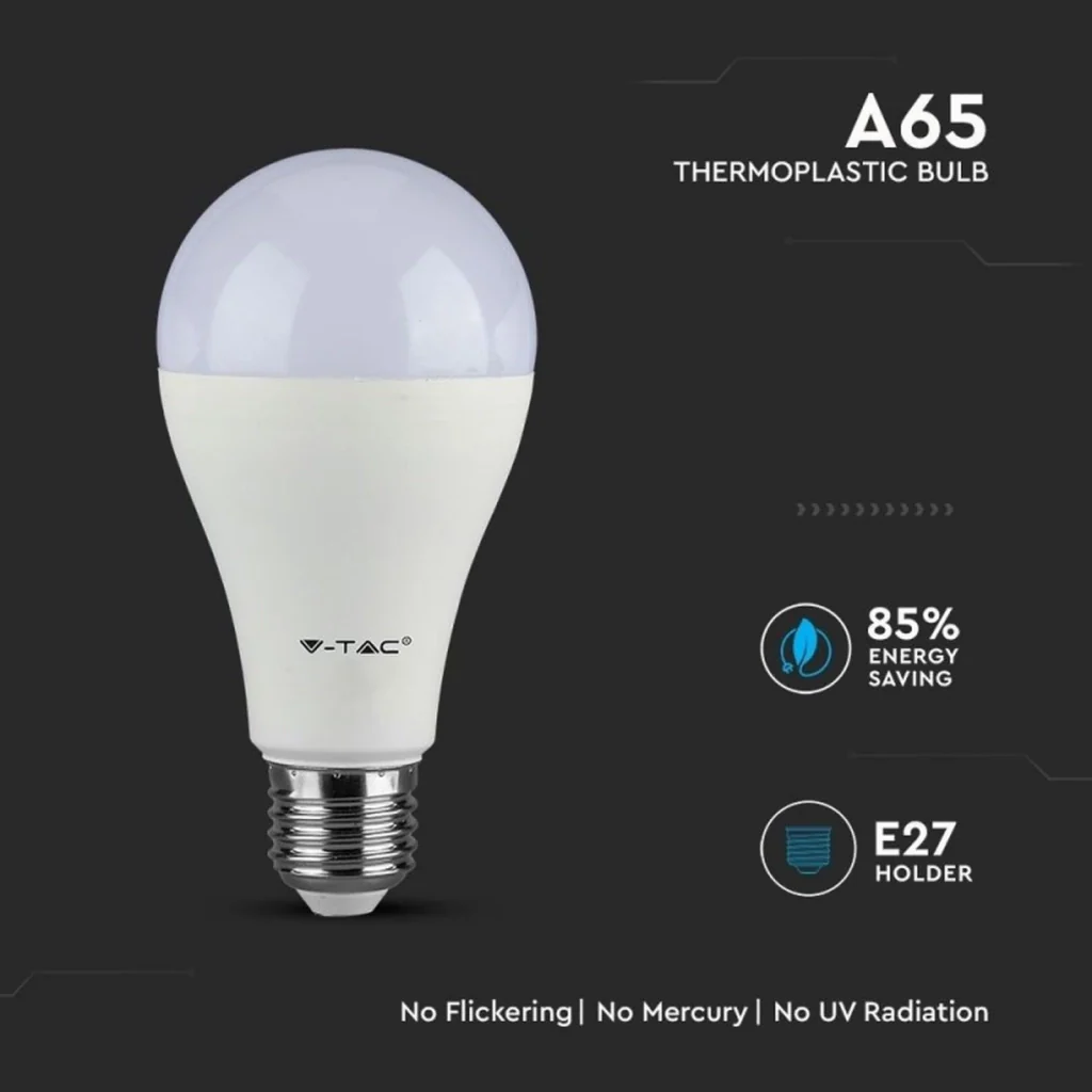 Lampada Led E27 A65 17W Bianco Neutro 4000K Bulbo Sfera Chip Samsung Garanzia 5 Anni SKU-163 - Image 6