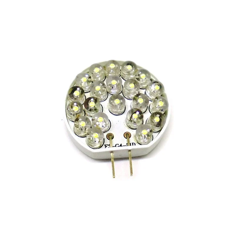 Lampada LED G4 21 LED 12V Bianco Freddo Lampadario Casa - Image 2