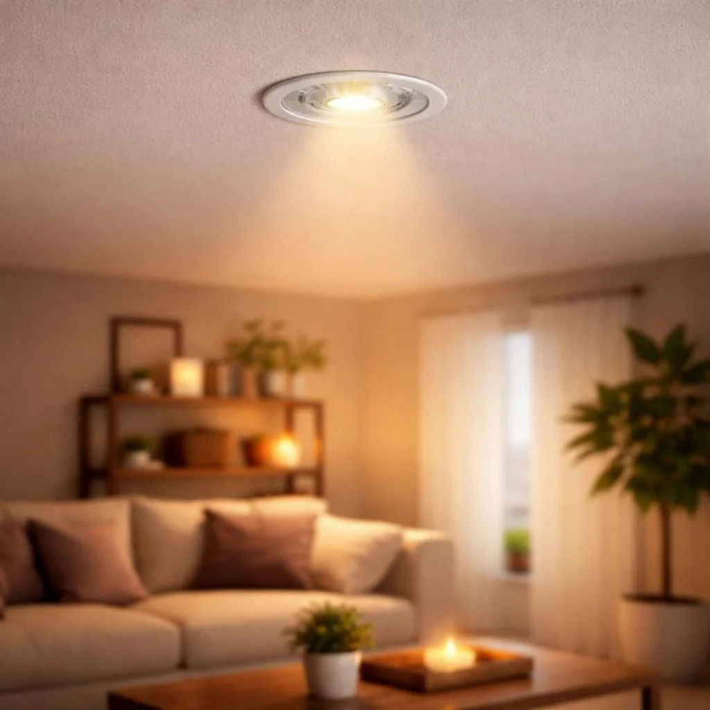 Lampada Led GU10 10W 1300LM Angolo Stretto 38 Gradi Bianco Caldo 3000K 220V D50X58mm - Image 4