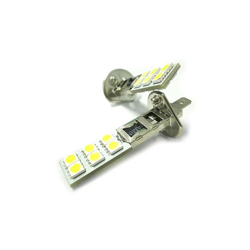 Lampada Led H1 12 SMD 5050 Luci Fendinebbia Bianco Freddo 6000K 12V 2W - Image 4