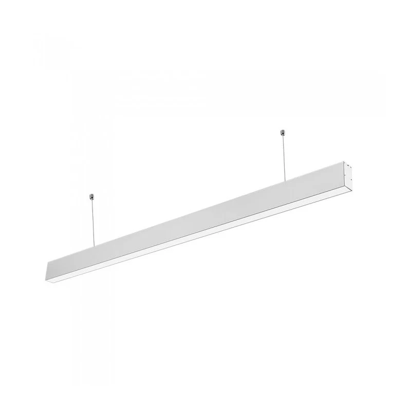 Lampada Led Lineare A Sospensione Slim 120cm 40W Corpo Bianco Neutro 4000K Allungabile Chip Samsung  SKU-21376 - Image 2