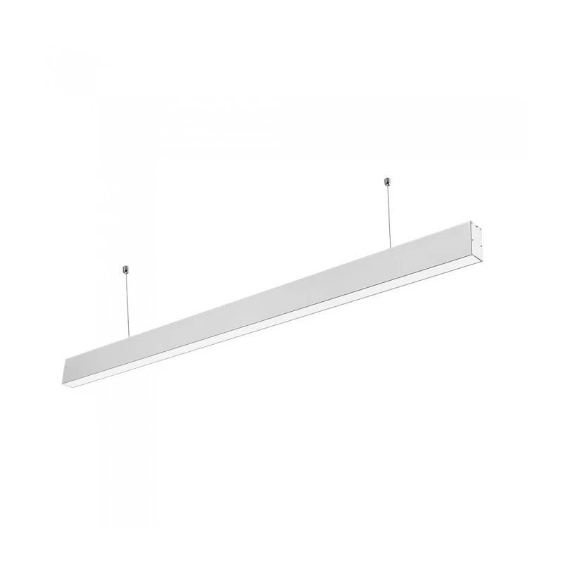 Lampada Led Lineare A Sospensione Slim 120cm 40W Corpo Bianco Neutro 4000K Allungabile Chip Samsung  SKU-21376 - Image 3