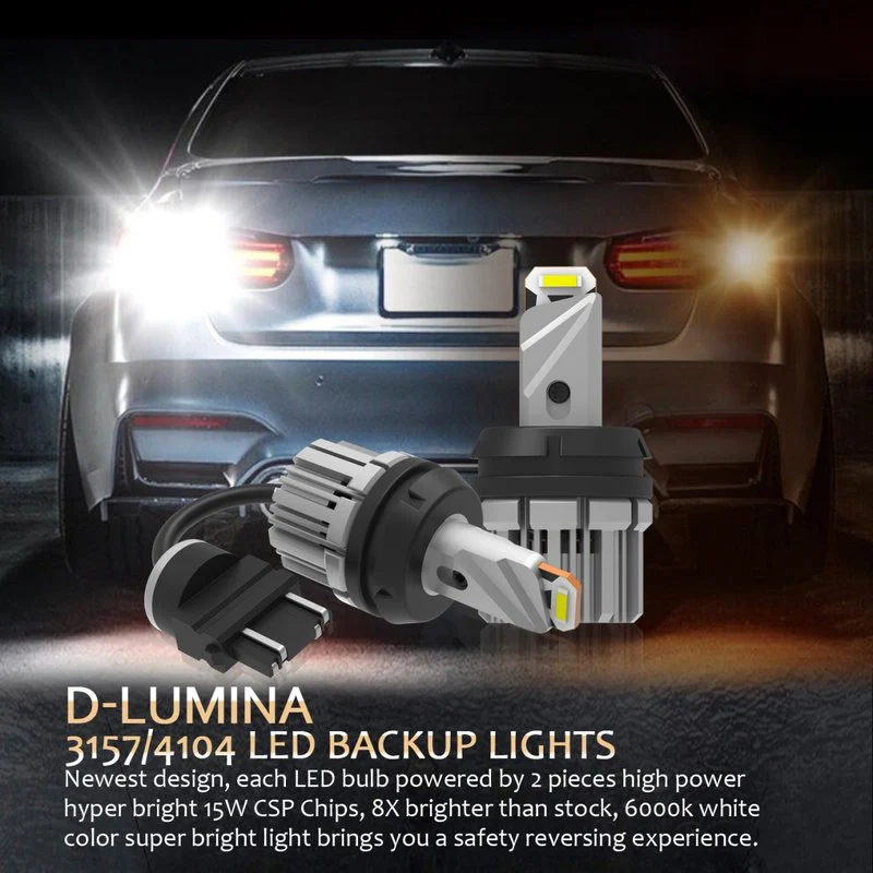 Lampada Led Luce Retromarcia Canbus 3157 T25 P27/7W 12V 24V 21W Bianco 2800 Lumens - Image 2