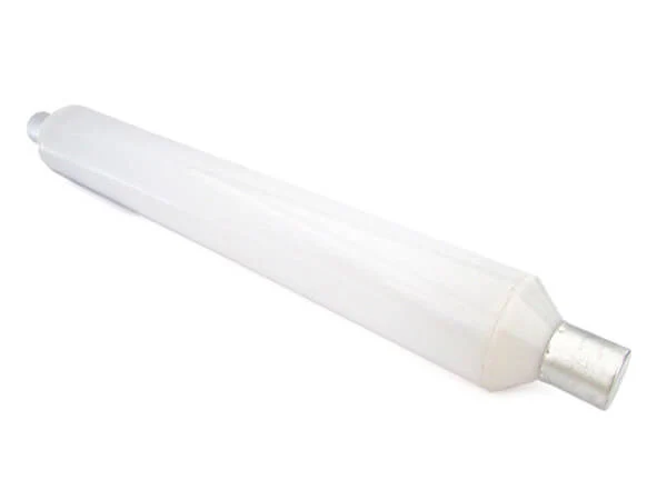 Lampada Led S19 Tubolare Lineare Bianco Caldo 6W 310mm 220V PC Opalino Per Bagni Cucine Armadio - Image 2