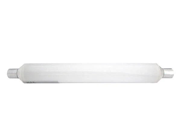 Lampada Led S19 Tubolare Lineare Bianco Caldo 6W 310mm 220V PC Opalino Per Bagni Cucine Armadio - Image 3