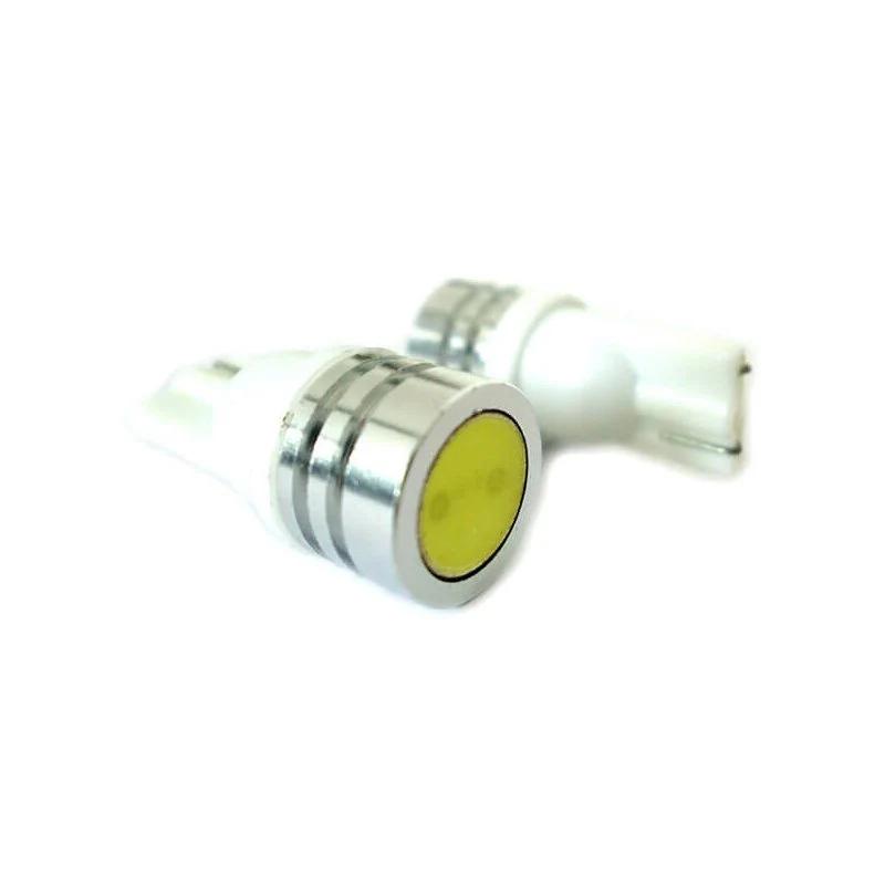 Lampada Led T10 W5W 1 COB da 1W Bianco Luci Posizione 12V - Image 2
