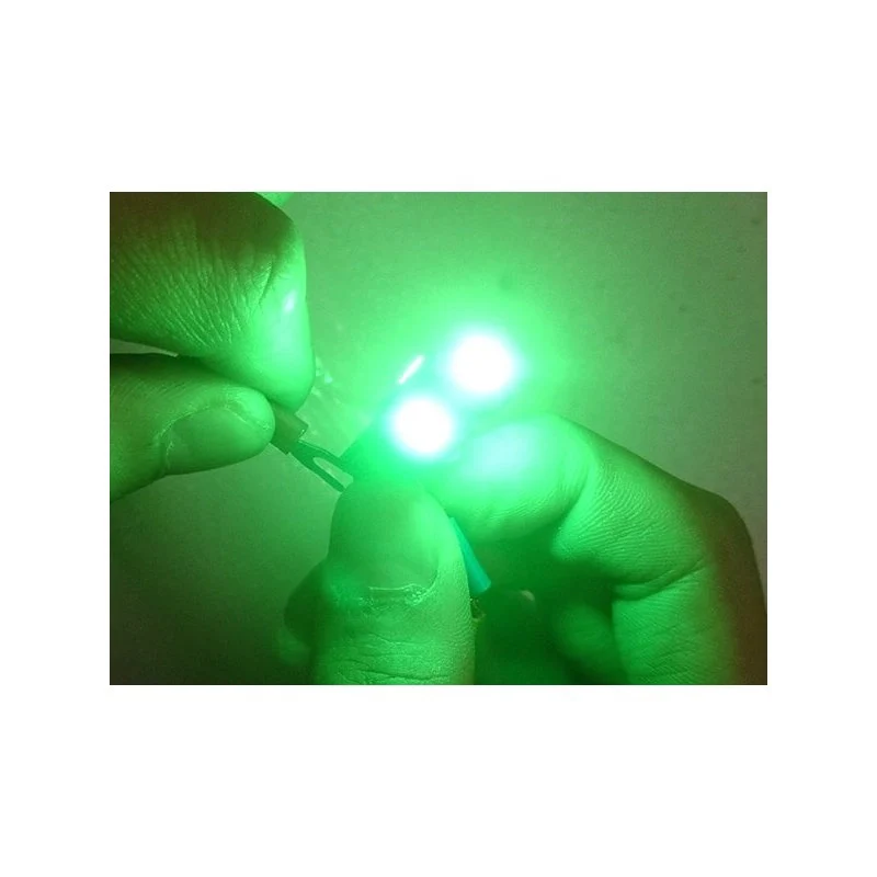 Lampada Led T10 W5W 5 Smd 5050 Colore Verde Luci Di Posizione 12V - Image 3