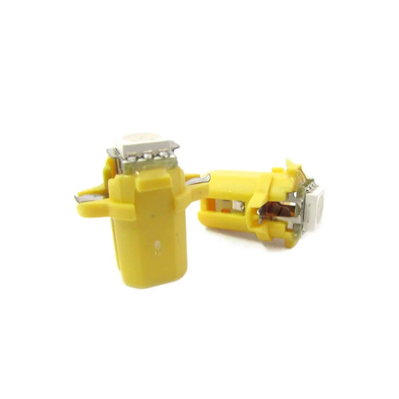Lampada Led T5 B8.3D B8,3D Colore Giallo Yellow Luci Cruscotto e Strumentazione 12V - Image 2
