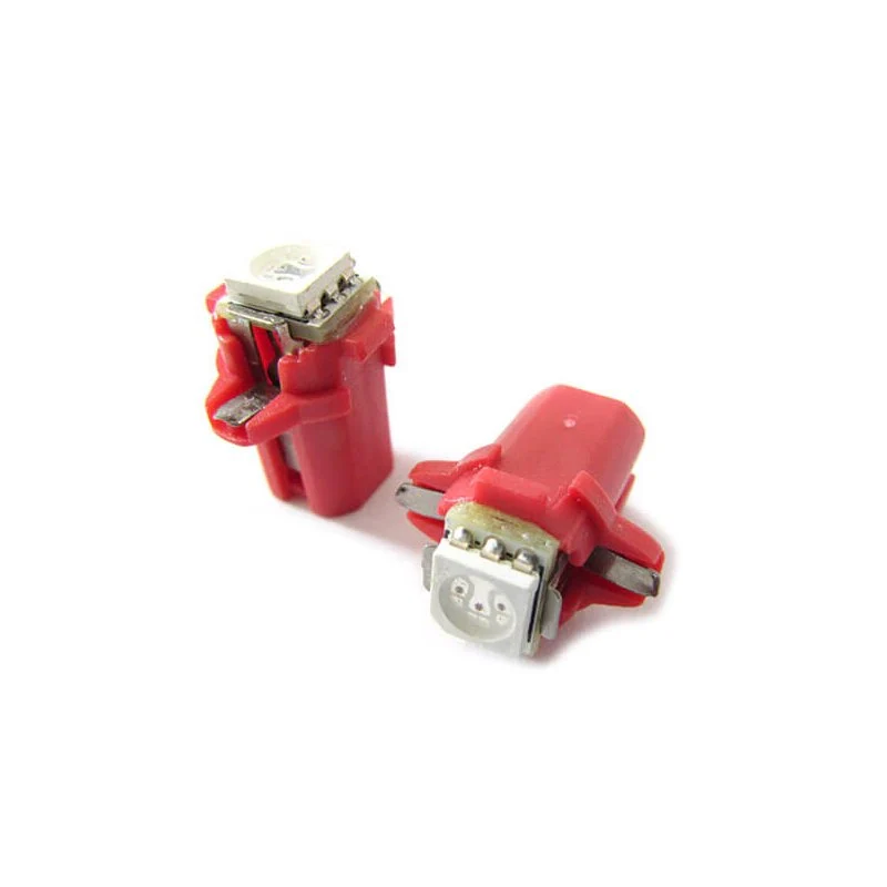 Lampada Led T5 B8.3D B8,3D Colore Rosso Red Luci Cruscotto e Strumentazione 12V - Image 2