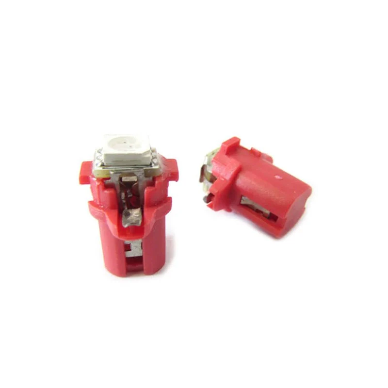 Lampada Led T5 B8.3D B8,3D Colore Rosso Red Luci Cruscotto e Strumentazione 12V - Image 3