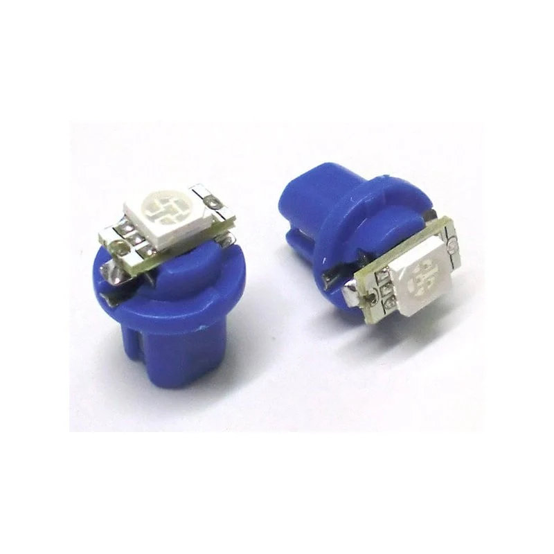 Lampada Led T5 B8.5D B8,5D Blue Luci Cruscotto e Strumentazione 12V - Image 3