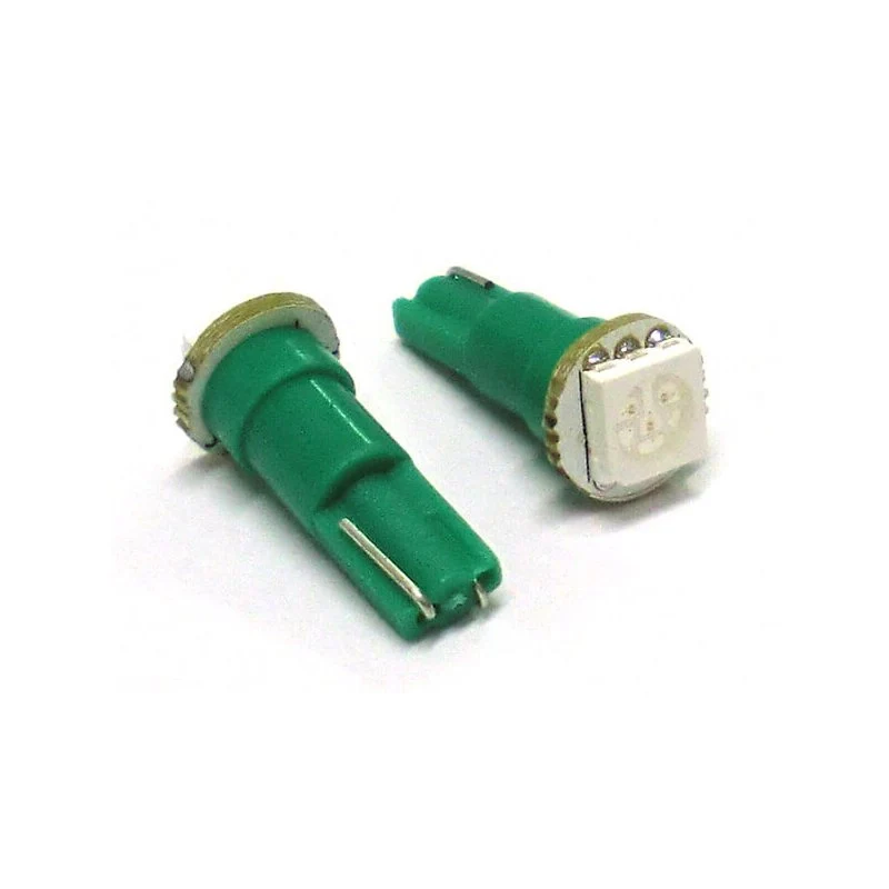 Lampada Led T5 W1,2W 1 Smd Verde Luci Cruscotto 12V - Image 3