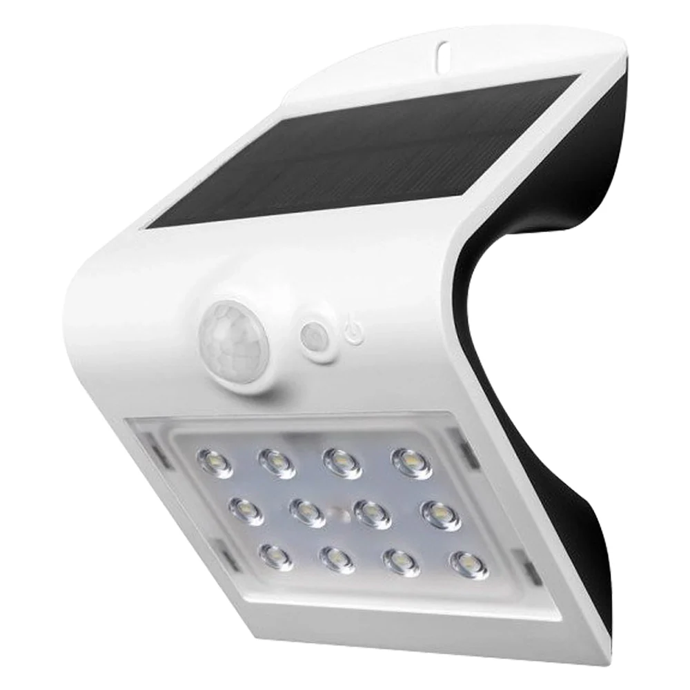 LAMPADA SOLARE DA PARETE 'VT-767-2' nera  - VTAC