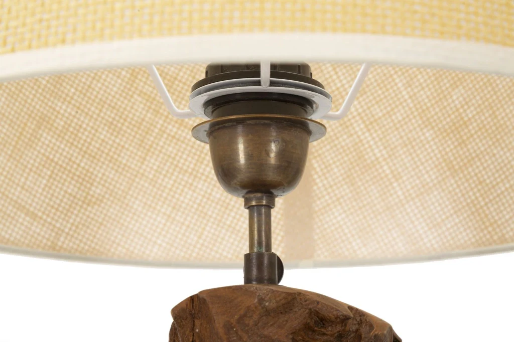 LAMPADA TEAK DA TAVOLO KEPALA CM Ø 35X69 - Image 3