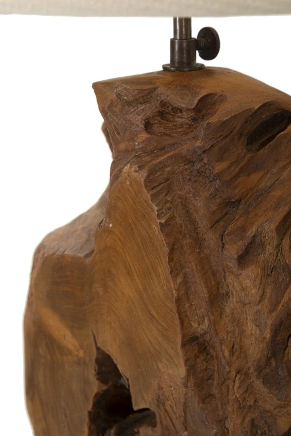 LAMPADA TEAK DA TAVOLO KEPALA CM Ø 35X69 - Image 4