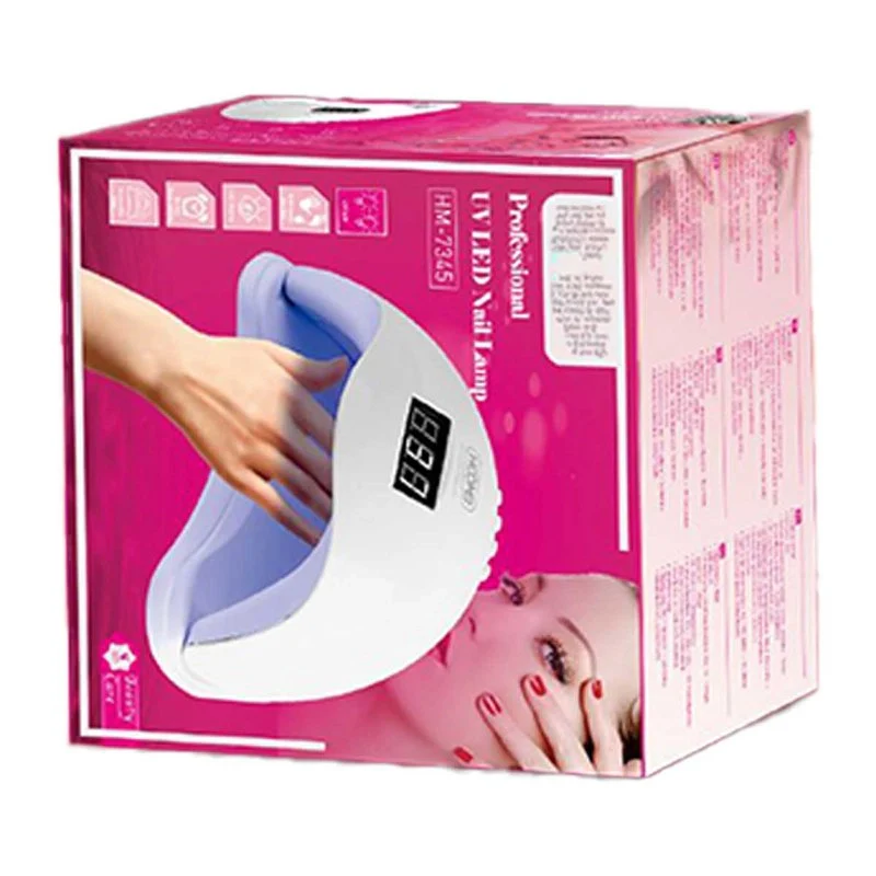 Lampada UV LED 48W Professionale per Unghie Essiccatore Pedicure Manicure con 24 UV e LED IPX7 con 3 Timer e Sensore Automatico per le Mani - Image 3