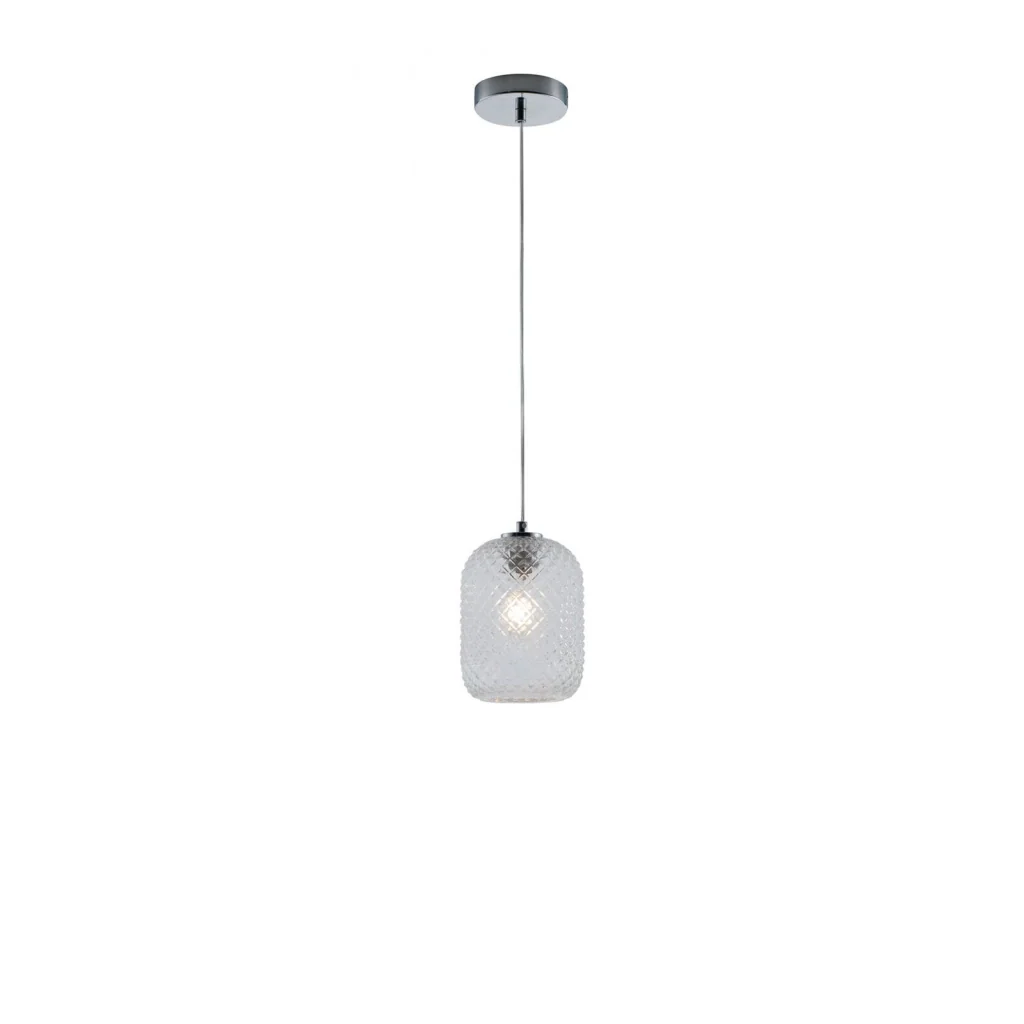 LAMPADARIO ASHFORD 1XE27 15XH150CM TRASPARENTE. - Image 2