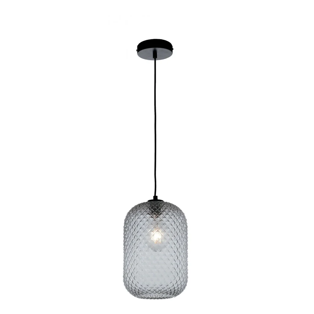 LAMPADARIO ASHFORD 1XE27 20XH150CM FUME'. - Image 5