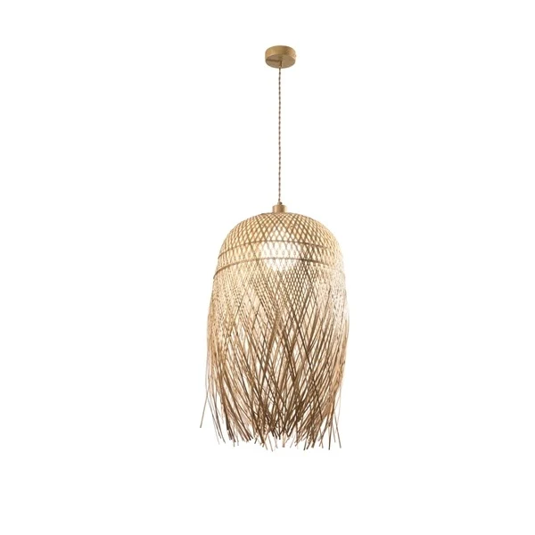 LAMPADARIO BAHAMAS E27 D.40XH223CM IN LEGNO. - Image 2