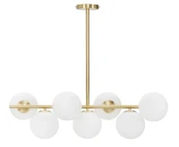Lampadario Glamy 7 Luci Cm 81X30X74