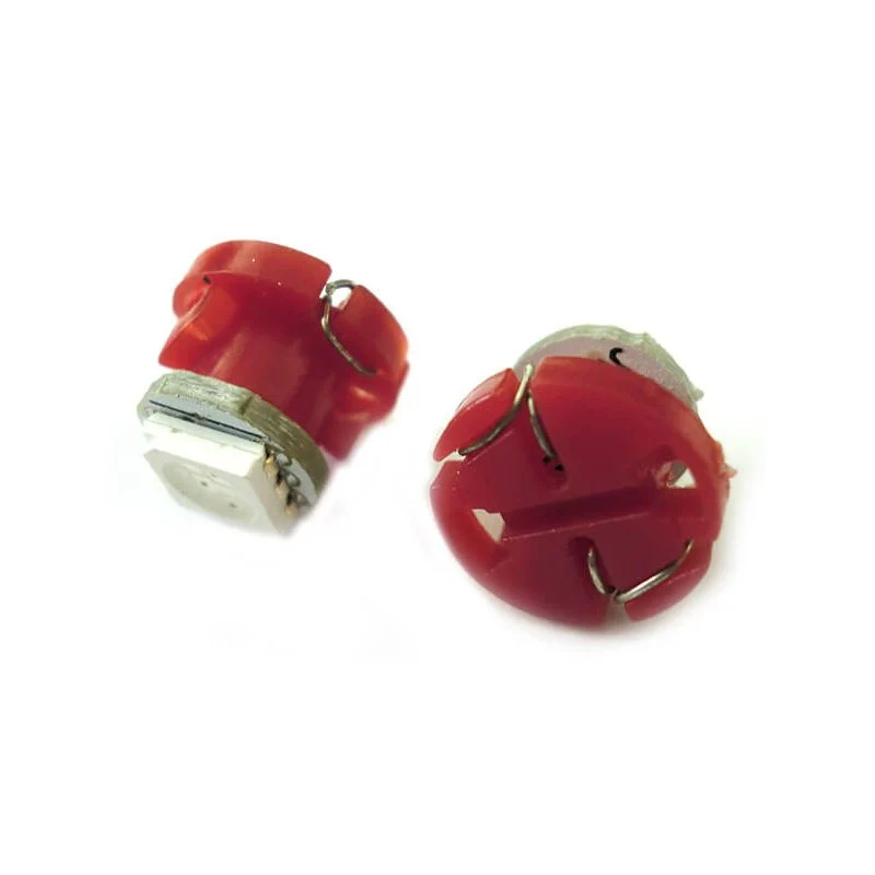 Lampadina Led T4.2 1 Smd 5050 Rosso Luci Cruscotti e Strumentazioni 12V DC - Image 3