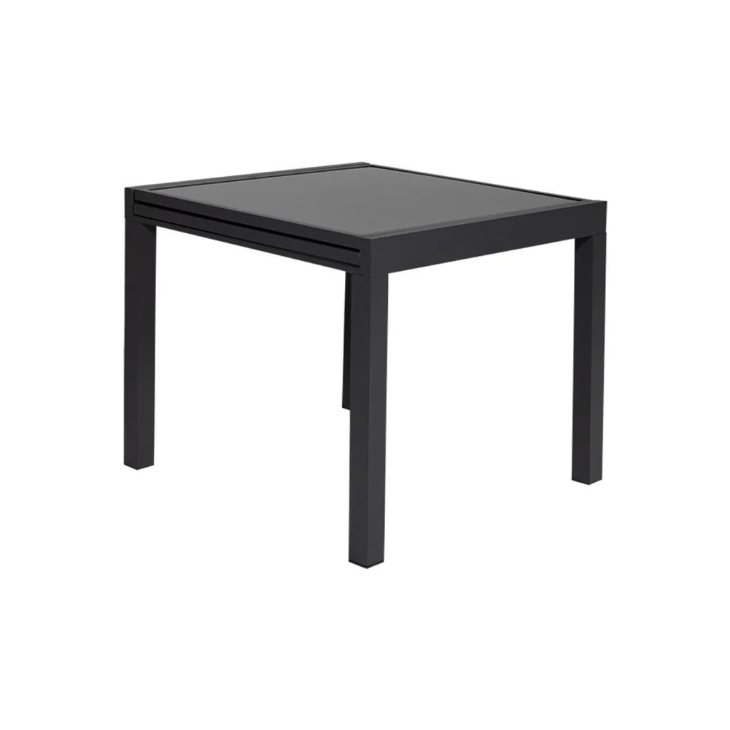 LAMPEDUSASet di mobili da giardino allungabili in textilene grigio 8 posti - alluminio antracite - Image 4