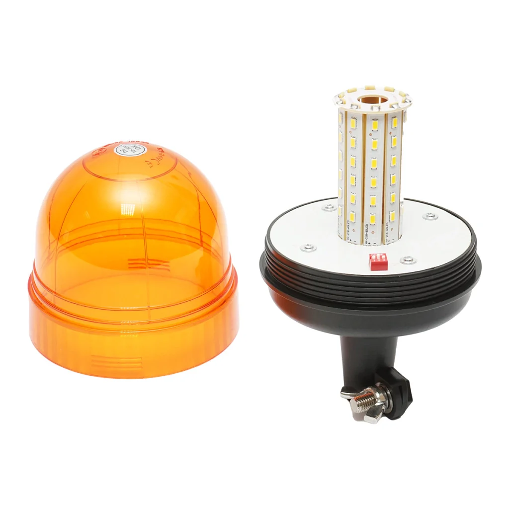 Lampeggiante LED 12–24V per montaggio su piede con 3 funzioni, IP65 - Image 4