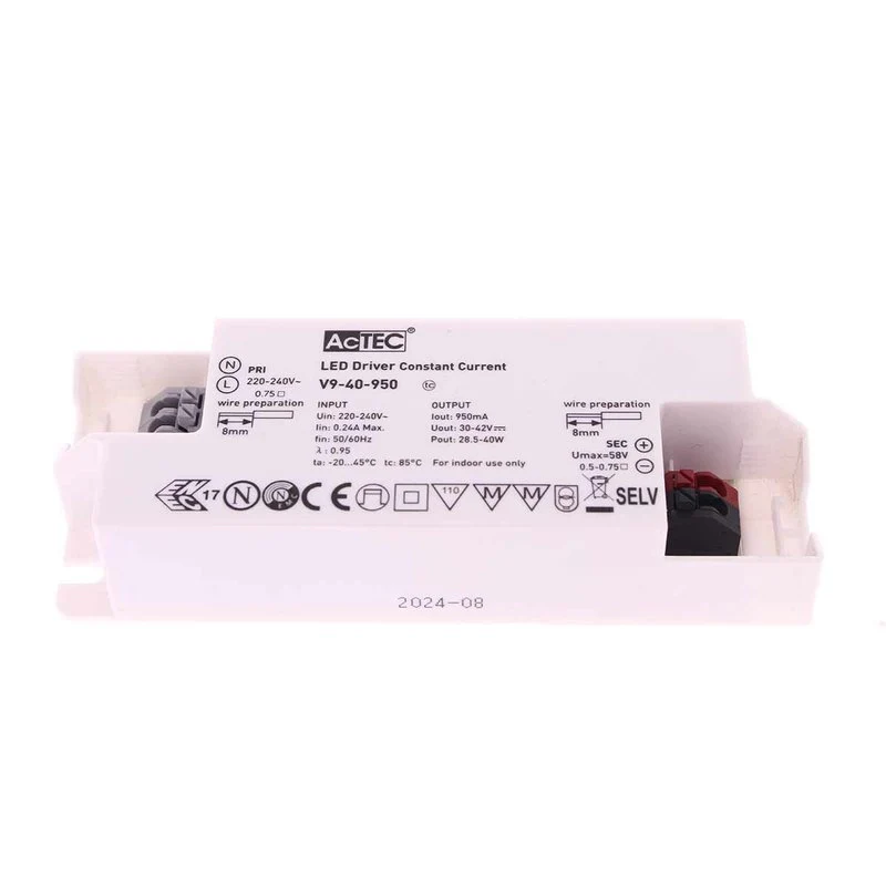 Led Driver CC Corrente Costante 950mA 30V-42VDC Per Alimentare Led Max 40W - Image 2