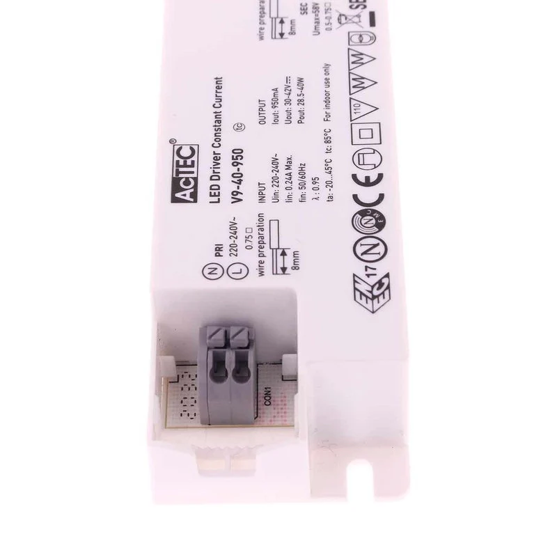 Led Driver CC Corrente Costante 950mA 30V-42VDC Per Alimentare Led Max 40W - Image 3