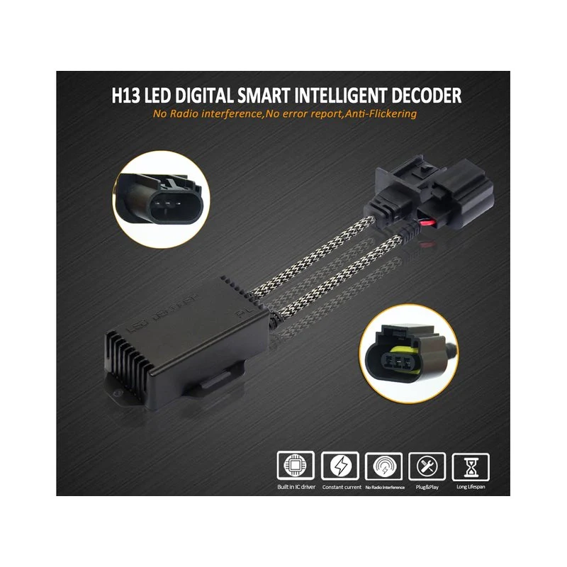 Led Warning Canceller H13 12V Filtro Resistenza Cancella Errore Kit Full Led - Image 3